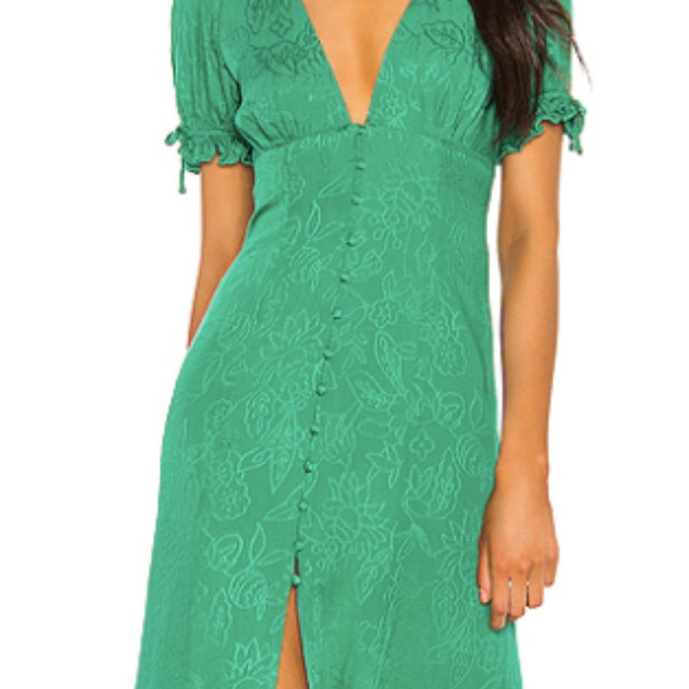 Emerald Green Midi Dress - Privacy Please